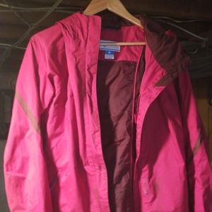 Red columbia jacket